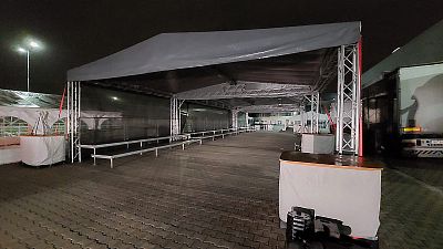 Groundsupportové zastřešení podia 8x6m